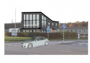 Backagårdsgatan 1, Kinna